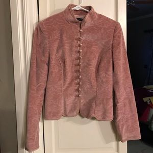 Antonio Melani, pink velvet blazer, sz 2